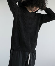 【再入荷★】 ニットパーカー メンズ ニット 畦編み セーター メンズニット メンズセーター トップス 冬 冬服 フーディー 韓国 ライク おしゃれ シンプル aimoha MENS ゆったり オーバーサイズ 【ゆとりのあるフィット感と上品な素材感】