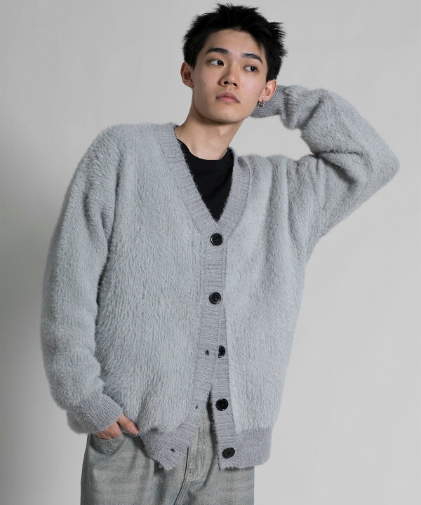 楽天市場】【2025AW】【Elegant Faux Fur Knit Cardigan 