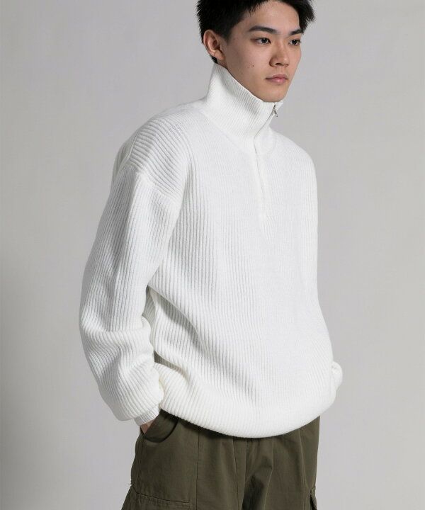 楽天市場】【Classic Half-Zip Knit Pullover】 メンズ ニット 