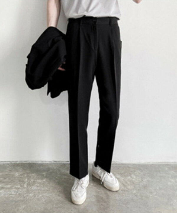 楽天市場 クーポン割30 Off スラックス メンズ 夏 おしゃれ 韓国 ライク パンツ メンズ 春夏 ボトムス メンズスラックス 韓国ファッション メンズ カジュアルに着こなせるスラックス Aimoha