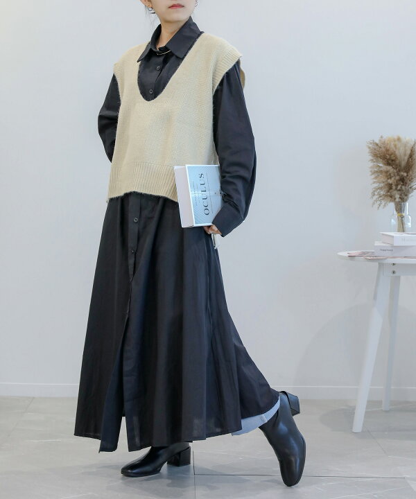 楽天市場】シャツワンピース ロング 長袖 ロングシャツ レディース 春 