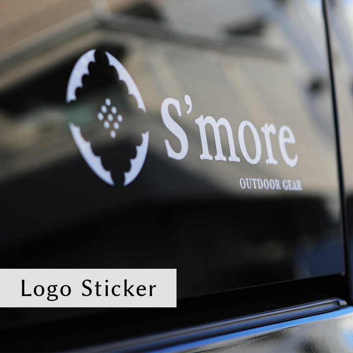 楽天市場 S More Logo Sticker ステッカー スモア アウトドア ブランド S More ステッカー 車 おしゃれ 防水 ステッカー スモア カーステッカー 2type Aimoha