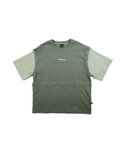 �y S'more / 2WAY REMOVABLE SLEEVE COTTON CREW NECK BIG S/S T-SHIRT �z t�V���c �X���A ���f�B�[�X �����Y ���j�Z�b�N�X �� �A�E�g�h�A �E�F�A �L�����v �E�G�A�g�b�v�X �A�E�g�h�At�V���c