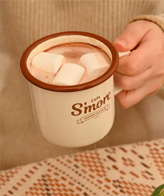 20%OFF＆5倍POINT【S'more / cafe s'more mug 】 マグカップ ホーロー スモア キャンプ マグ 直火 オーブン アウトドア おしゃれ キャンプ ホーロー食器 琺瑯 コップ マグ1点 【レトロデザインのS'moreマグカップ】
