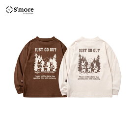 S'more KIDS キッズ Just Go Out L/S Tee ジャストゴーアウトロングスリーブTシャツ ロンT レディース メンズ ユニセックス アウトドア カジュアル 秋冬 新作 おしゃれ