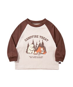 S'more �L�b�Y Campfire Treat Raglan L/S Tee �L�����v�t�@�C���[�g���[�g���O���������O�X���[�uT�V���c ����T ���f�B�[�X �����Y ���j�Z�b�N�X �A�E�g�h�A �J�W���A�� �H�~ �V�� ������� �x�r�[ smor