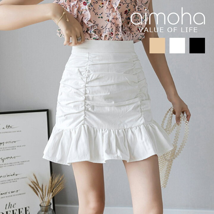 楽天市場 クーポン割あり ミニスカート 韓国ファッション セクシー ひらひら フリルスカート ギャザー スカート ミニ丈 大人 キュート かわいい きれいめ ギャザーが大人セクシーなミニ丈 Aimoha 楽天市場 クーポン割あり ミニスカート 韓国ファッション セクシー ひらひら フリルスカート ギャザー スカート ミニ丈 大人 キュート かわいい きれいめ ギャザーが大人セクシーなミニ丈 Aimoha