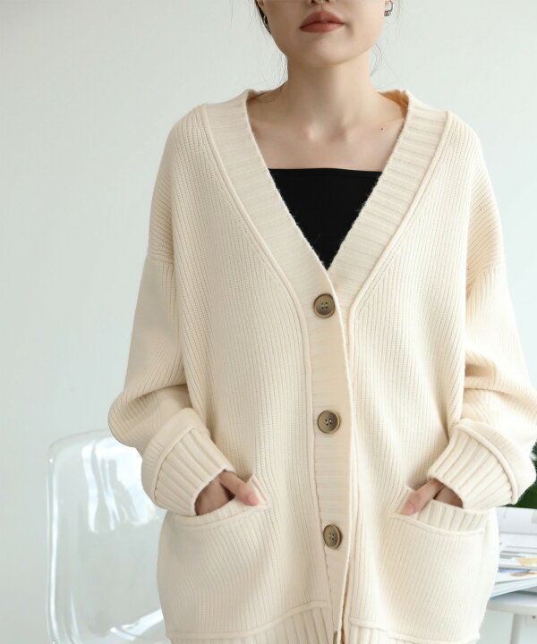 楽天市場】【Wool Blend -ウールブレンド-】 カーディガン レディース 