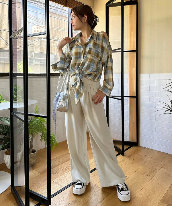 楽天市場】【2024NEW☆】チェック柄シャツ シャツ 長袖 レディース 