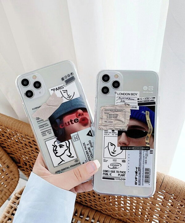 楽天市場 クーポンセール10 Off Outlet 特別価格 スマホケース 韓国 ライク Iphone12 Iphone12mini Iphone12pro Iphone12promax おしゃれ かわいい 大人かわいい 韓国風アート 透明 スケルトン スマートフォン ケース アイフォンケース 韓国風iphoneケース