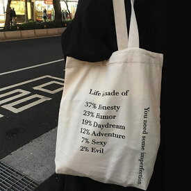 楽天市場 韓国 トートバッグ キャンバス 柄ロゴ の通販