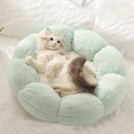 ペットクッション ペットベッド ペットベット ネコ 犬 おしゃれ ペットソファー クッション ペット かわいい 猫用 犬用 マット 花 フラワー シンプル 【ラッピング不可】