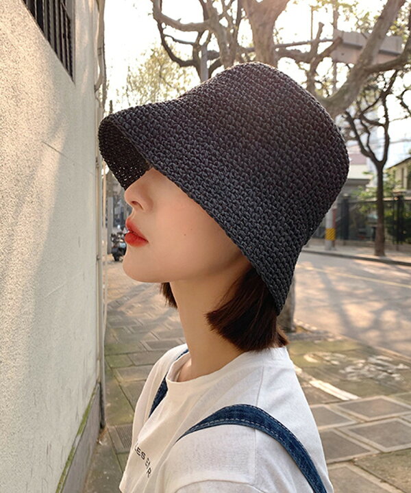 楽天市場 麦わら帽子 レディース 帽子 春 夏 ハット おしゃれ かわいい 大人 Uv 日焼け防止 海 レジャー 海水浴 可愛い 折りたためる コンパクト たためてコンパクト麦わらハット Aimoha