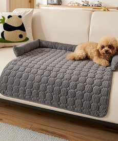 【2025NEW】 ペット用滑り止め付きマット ふんわりクッション性抜群 おしゃれで快適 滑り止め加工で安全設計 小型犬・中型犬に最適 フローリングやソファにぴったり 丸洗い可能 お手入れ簡単