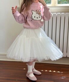 【2025NEW】 【aimoha-KIDS-】チュールスカート レディース スカート かわいい　キッズ　子供　おしゃれ　ふわふわ
