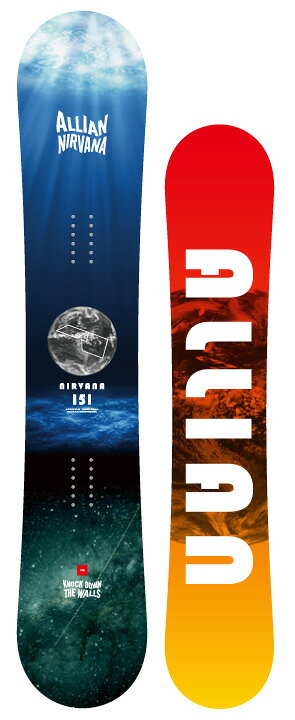 楽天市場】【在庫限り最終特価】 ALLIAN SNOWBOARD [ NIRVANA @74000  