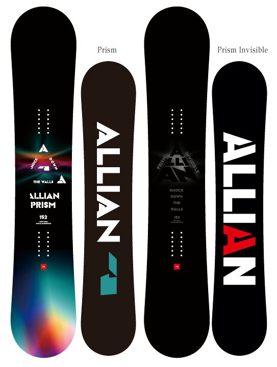 楽天市場】ALLIAN SNOWBOARD [ PRISM & PRISM INVISIBLE @76000  