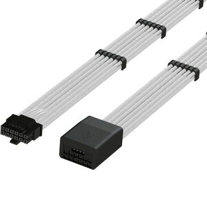 LINKUP-AVA16pinPCIe5.0�O���t�B�b�N�{�[�h�d�������X���[�u�P�[�u��(12VHPWR)NVIDIARTX4000�pAWG16��핢�����ϔM���e�t�����W���P�b�g-30cm