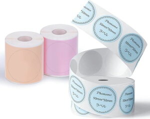 PhomemoM110�Ή��������x���V�[���P�[�u3�F���M���[�����l�D50x50mm�ی`�^�C�v140������/��3�����M���[�������M���x���v�����^�[�p�Ɩ��p�n���h���x���[�V�[���e�[�v���[�������S���ϐ����M�c