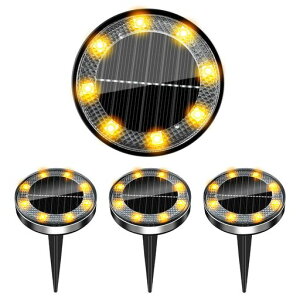 Dalugo�\�[���[���C�g���OIP68�h�����ߍ��݃\�[���[�K�[�f�����C�g32LED�O�����Z���T�[�Ŗ鎩���_������Ő��������ԏꌺ�֐�ʘH�h�Ɩh�Вn�����ߍ��݌^LED���C�g�d���F(4�Z�b�g)