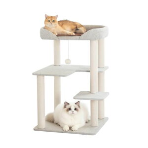 LULUCAT�L���b�g�^���[�����u������95cm������ꑽ�������R���p�N�g�~�p����L�Z���L�C���e���A����ߒႢ�����n����X�����R�[�i�[�ȃX�y�[�X���C�g�O���[����x�[�X���L�q�L�L���b�g�c