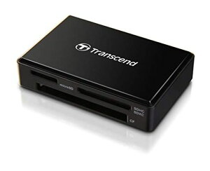 �g�����Z���h�W���p�� Transcend USB 3.1 [�}�C�N��USB - USB Type A] �}���`�J�[�h���[�_�[ (SD�ESDHC�ESDXC UHS-I/microSDHC�EmicroSDXC UHS-I/CF UDMA7�Ή�) �u���b�N
