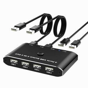 USBؑ֊44oUSB؂ւPC4p1̃v^[4̃p\RŎgpp\R4L[{[h1}EXL[{[h؂ւUSBZN^[USBXCb`[PCؑ֊4USB-A|[g