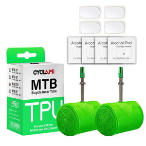 2�{�Z�b�gCYCLAMI65g���y�ʃ}�E���e���o�C�NTPU�C���i�[�`���[�u27.5�hX1.9-2.5MTB���]�ԗp�C���i�[�`���[�u�o���u���t�����X45mm(4��PCS�o�C�N�C���i�[�^�C���p�b�`�C���L�b�g���܂܂�Ă��܂�)
