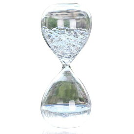 luckinsellションバブルタイマー砂時計バブルクリエイティブ液体油滴ファンタジーデコレーション子供誕生日ギフト透明14cm面白いプレゼントクリスマス贈り物ホワイト
