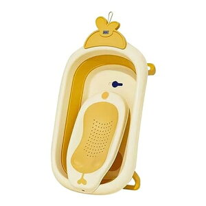 ZOOBLYベビーバス折り畳み大きめ新生児湯温計付き最新改良ベビーバスラックセットバスチェア赤ちゃん子供用風呂折りたたみ式ベビーバス沐浴ベビー用浴槽バスクッション滑り止め設計お…
