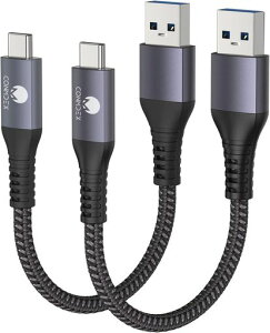 [30CM2�{]USBTypeC�P�[�u��CONMDEX10Gbps�f�[�^�]��USB3.1Gen2�^�C�vc�����[�dQC/PD3.0�Ή�USB-AtoUSB-CAndroidAuto/CarPlay�Ή�