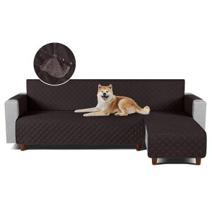 TAOCOCO防水カウチソファカバーフロアソファカバーコーナーソファカバーソファーベッドカバーオットマンカバーコンパクトL字肘付き2人3人掛け犬猫対策毛髪不粘着滑り止め替えソファカ…