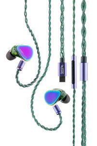 Moondrop Rays �Q�[�~���O�C���z�� �L�� �C���z�� �}�C�N�t�� �J�i���^ 0.78mm 2pin USB-C �{�����[���R���g���[�� HIFI���� �y 1.5m USB-C to USB-A�����P�[�u���t��/�m�C�Y�L�����Z�����O�}�C�N /