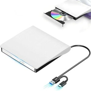 CDDVD�h���C�u�O�t��DVD�h���C�u��������8XDVD&24XCD���w�h���C�u�O�t���ǎ�/�����o�X�p���[USB2.0/3.0&Type-C���ڑ��O�t��CD�h���C�uWindow/Vista/Linux/MacOS�Ή�MAC