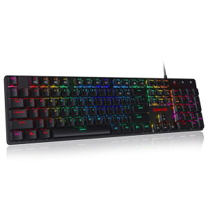 Redragon K589 Shrapnel RGB ���^ �Q�[�~���O�L�[�{�[�h �L�� �� �e���L�[�t�� US�z�� N�L�[���[���I�[�o�[�Ή� �z�b�g�X���b�v�Ή� ���[�v���t�@�C�� PBT�L�[�L���b�v �Q�[�~���O �I�t�B�X(�u���c
