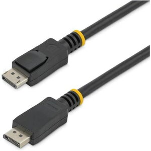 StarTech.comDisplayPortP[u/50cm/fBXvC|[g1.2/VESAKiF胂j^[P[u/4K60Hz/b`tDPRlN^IX-IXDISPL50CMubN