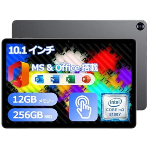2in1�^�u���b�gPC10.1�^Corem3-8100Y12GB�������[256GBSSDOffice2024����Win�^�u���b�g1280x800�EIPS�E�^�b�`�p�l��2.4G/5GWi-FiWeb�J��������