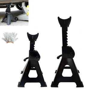 Hooha�W���b�L�X�^���h3t2�Z�b�g��9�i�K�����Œ��285mm/�ō���430mm�W���b�L�A�b�v�X�^���h�n(�ω׏d3�g��)���߉\JackStand���`�F�b�g���v�W���b�L�_�E�����W�b�h���b�N�R���p�N�g�^�C���c