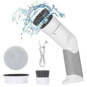 OBEST電動掃除ブラシお風呂掃除ターボプロキッチンブラシお掃除コードレス充電式2000mAh大容量軽量長時間作動操作便利浴室キッチントイレ掃除窓壁玄関など年末掃除母の日