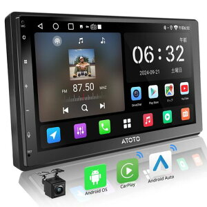 ATOTOZONEA5LAndroidfBXvCI[fBI2DINAhChir7C`v[[EV[o[ACXCarPlay/AndroidAutoΉAWi-Fi/Bluetooth/USB