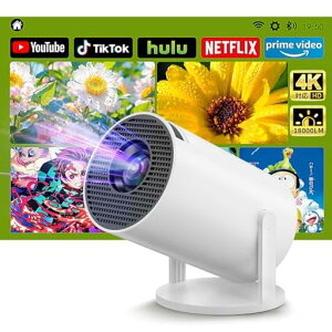 �v���W�F�N�^�[���^�y2025AndroidTV���ځE18000LM�E4K�Ή��E270°��]�z�É�1080P���P�x50%�Y�[���@�\�V�䓊�e5GWIFIBluetooth5.4projector�Z�������e�v���W�F�N�^�[���^