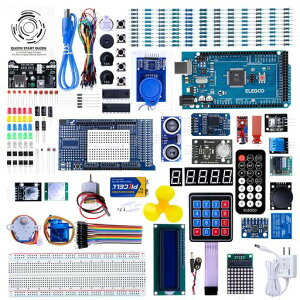 ELEGOOArduino�p��Mega2560�X�^�[�^�L�b�g�ŏI�ŏ��S�Ҍ����A�`���[�g���A���t�AMEGA2560�{�[�hLCD1602