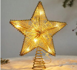 siawadeky�N���X�}�X�c���[�g�b�v�X�^�[3D���d�r��LED���C�g�t����䊐�����L���L�����؊��X�^�[���C�g�N���X�}�X�c���[�����I�[�i�����g�g�b�v���f�R���[�V�����C���e���A����X��25*30cm