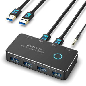 RSHTECHUSBؑ֊2PC4̋@틤LUSB3.0Ή5Gbps]蓮XCb`[L[{[h}EXv^XLiOtHDDΉA-AP[u2{(1.2m)&I[fBIo͕t(RSH-A201)