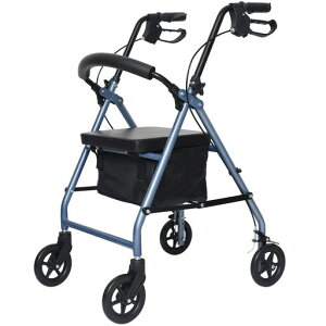 Cific歩行補助車折りたたみ座れる年寄りサポーターブルー