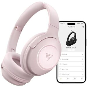 DOQAUS(�h�J�A�X)�w�b�h�z��Bluetooth5.3���C�����X�ő�70���ԘA���Đ�3EQ���[�h�L���������pAAC�Ή��}���`�|�C���g�}�C�N�������^�I�[�o�[�C���[PC�E�X�}�z�E�E�H�[�N�}���Ή��y��slim��LIFE5