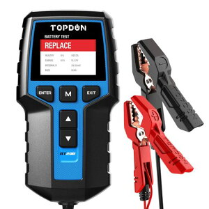 TOPDON BT200 �o�b�e���[�e�X�^�[�A12V/24V�o�b�e���[�`�F�b�J�[�A100-2000 CCA�e�X�^�[