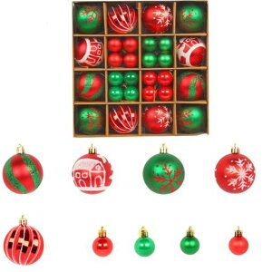 [COSSA]�N���X�}�X�{�[���N���X�}�X�I�[�i�����g����t��44����6cm�E3cm�Z�b�g�N���X�}�X�c���[����f�R���[�V�����N���X�}�X�v���[���g(�ԗ�)