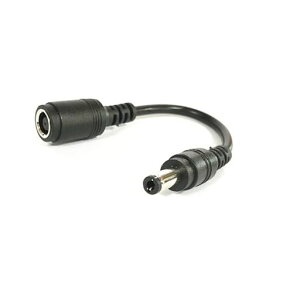 Vogourfifyアダプター変換ケーブルDCプラグ変換ケーブルメス(7.4/5.0mm)右向き矢印オス(5.5/2.5mm)HP/DellなどのACアダプター用メス-オス電源流用変換アダプターコネクターDC電源ドングル/変換コネ…