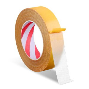 両面テープ超強力(30MMx20M)メッシュテープカーペットテープ吸音材用粘着テープボディテープ両面粘着布ダクトテープボディテープスポンジ用両面テープズレ防止固定自由カット多機能裾…